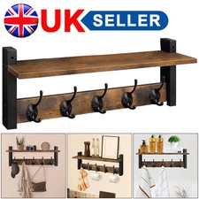 Wall Mounted Coat Rack Shelf