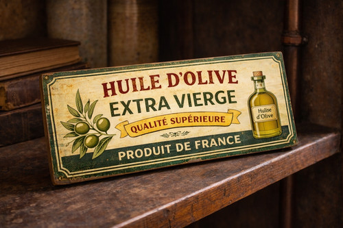Advertising sign french - sign,