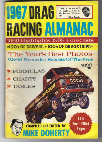 1967 drag racing almanac - 1967, by