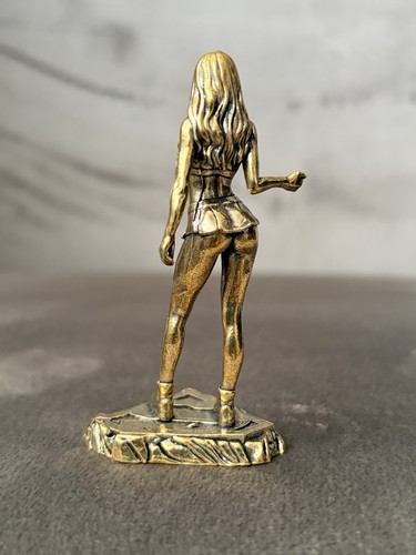 Brass figurine sexy girl - sexy,