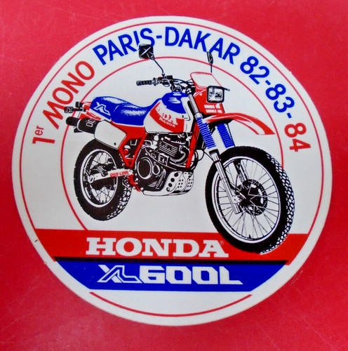 Honda xl600l paris dakar vinyl - xl600l,