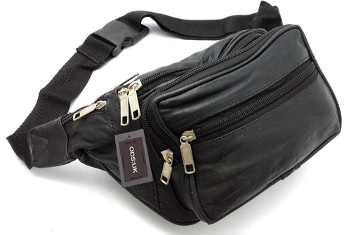 Large real leather bum waist - leather,