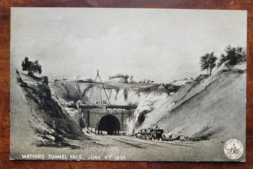 1905 postcard watford - 1905, tunnel