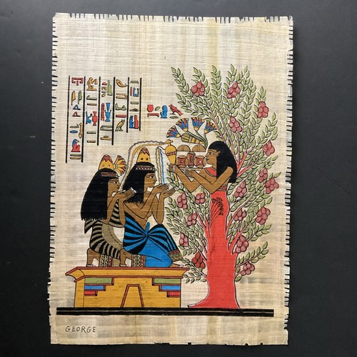 Vintage egyptian papyrus - egyptian,