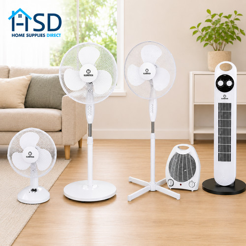 Pedestal stand desk fan 9 - fan, 9"