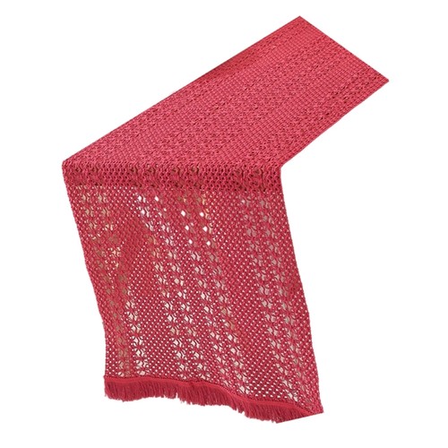 Elegant openwork table runner - openwork,
