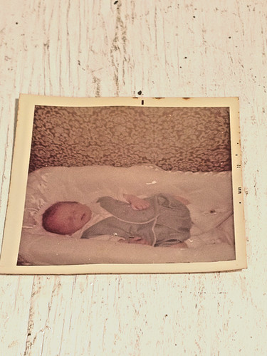 Vintage post mortem baby - mortem,