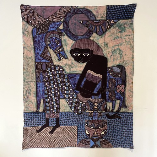 Batik painting artwork - painting, wall