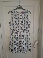 Boohoo Womens Floral Print Cut