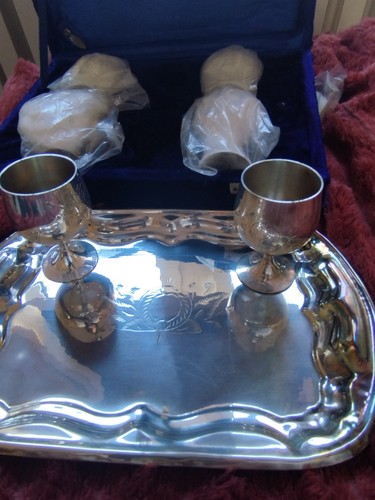 Six silver plated - , egg