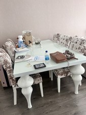 White Gloss Large Dining Table