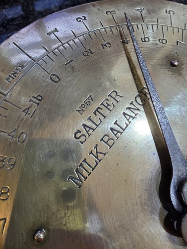 Old salters brass iron - old,