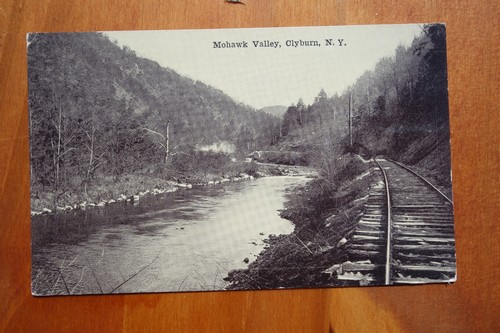 Railroad tracks beside mohawk - railroad,