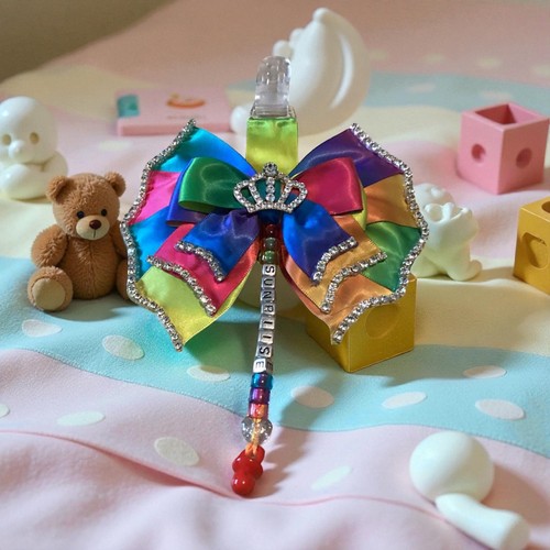 Rainbow personalised pram - personalised,
