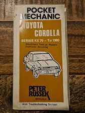 Toyota KE70 book manual AE86
