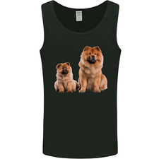 Chow Chows Dog Puppy Mens Vest Tank Top