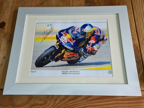 Signed framed danny kent - framed, red