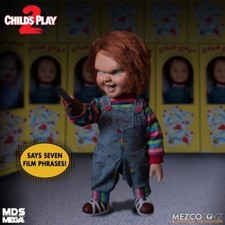 Mezco Toyz MDS Mega Scale Child's Play 2 Menacing Chucky 15" Talking Fig INSTOCK