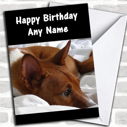 Basenji dog personalised - dog,