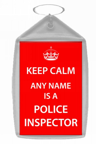 Police inspector personalised - inspector,