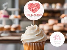 PERSONALISED Cup Cake Pick