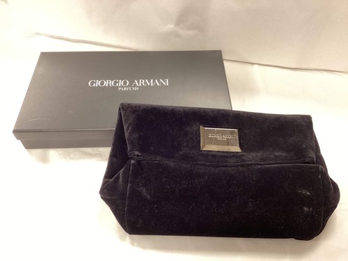 Giorgio armani black clutch - black,