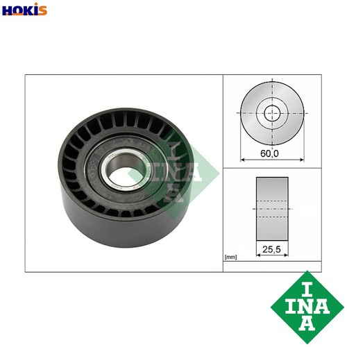 Deflectionguide pulley vribbed - deflectionguide,