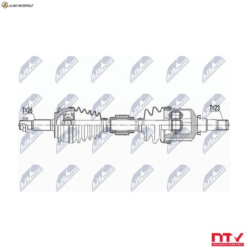 Driveshaft npw 159 - driveshaft, for