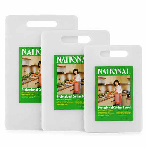Plastic chopping boards - boards, white