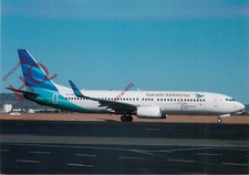 Picture Postcard- GARUDA INDONESIA BOEING 737-8U3 PK-GMC @ PERTH [OKC 1412]