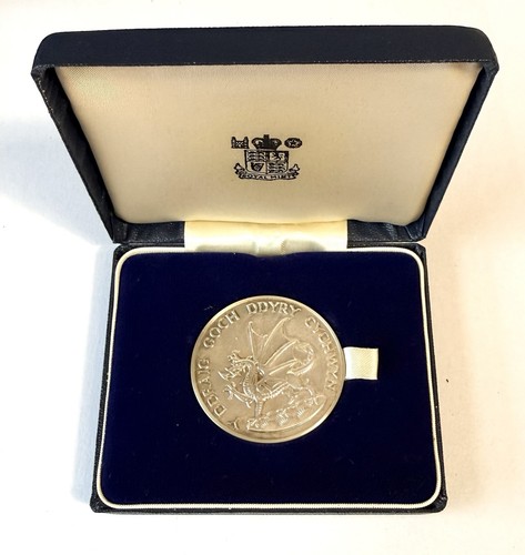 1969 sterling silver medal - 1969,