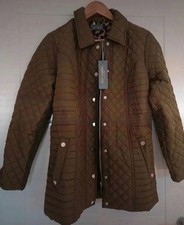 Ladies Khaki Green Padded