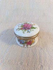Vintage Bone China Hinged Lid
