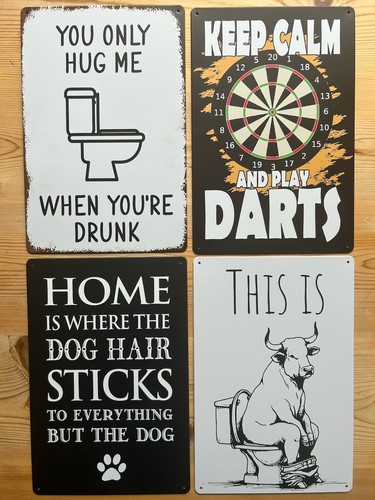 Retro metal signs - metal, 30cm