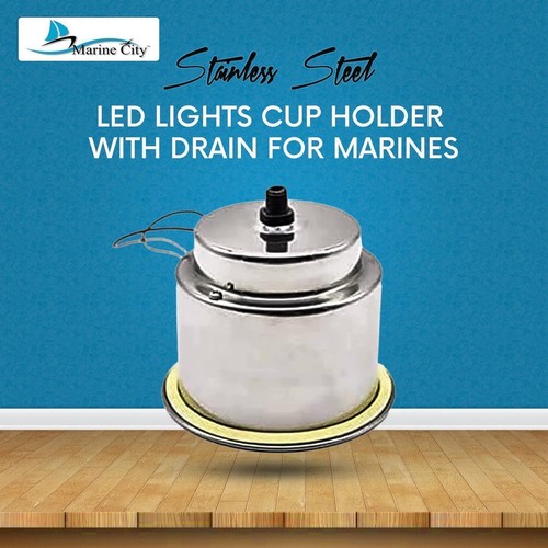 Marine city red led lights - city, cup