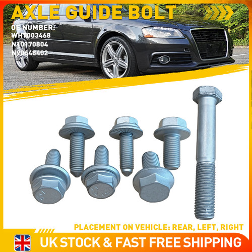 Car rear axle - rear, bolt