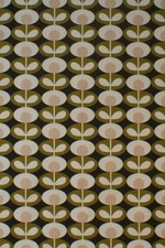 Orla Kiely Cotton Fabric Oval
