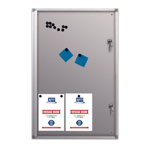 Magnetic showboard silver - magnetic,