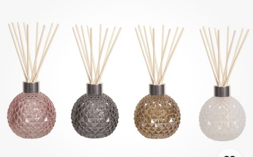 Aroma glass reed diffuser - glass,