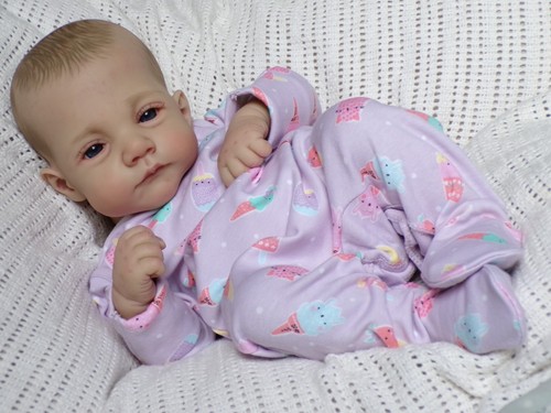 Reborn baby girl doll - reborn, lily