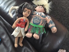 Moana & Maui Plush Toys With