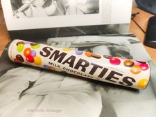 Smarties large size vintage empty tube (sweet tin) 1970s-21cm