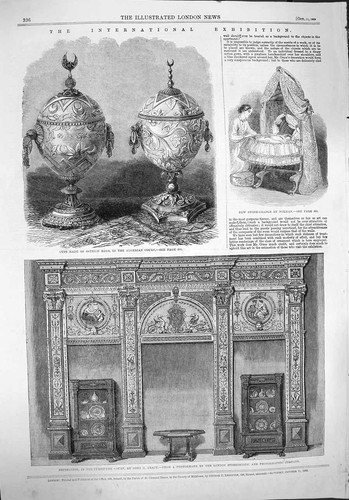 Original old antique - old, print