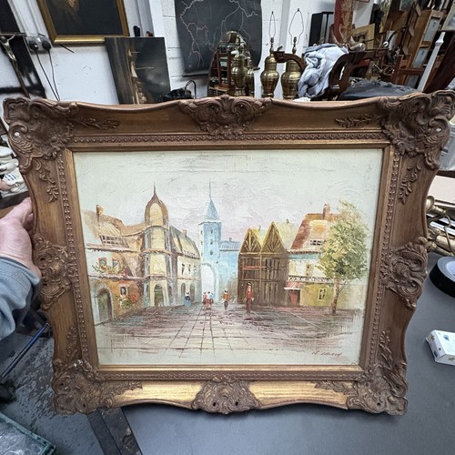 Vintage original oil painting - original,