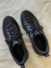 SKECHERS BLACK TRAINERS UK 8.5