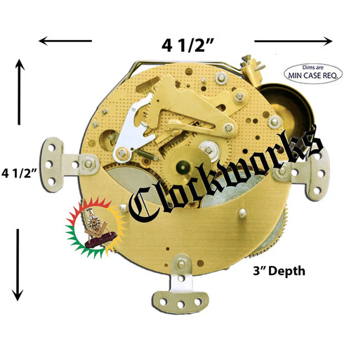 131 081 hermle clock movement - 131-081,