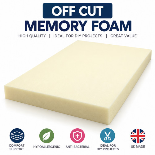 Memory foam off cut mattress - off,