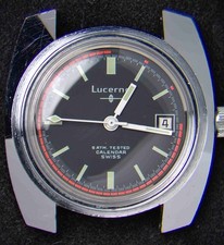 Lucerne Diver Black Dial Men's