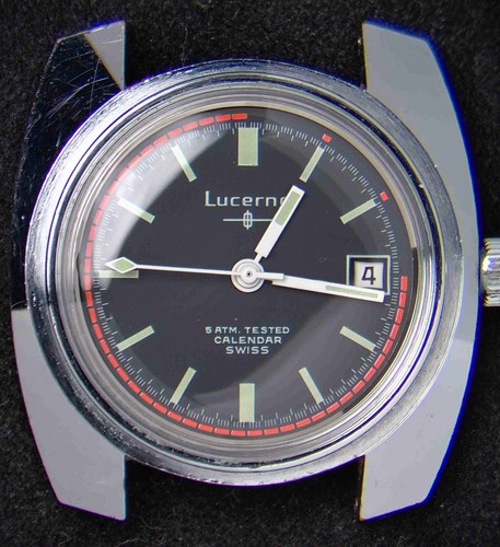 Lucerne diver black dial - lucerne,