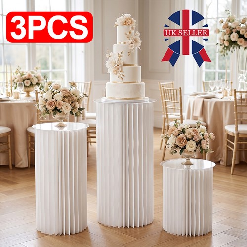 3pc set round plinth - 3pc/set,